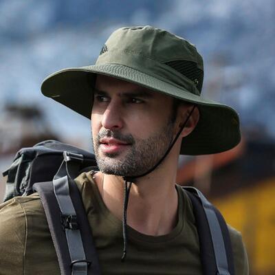 Summer Outdoor Fisherman Hat Sunscreen UV Breathable