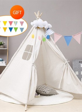Children's Tent Teepee Tent For Kids Portable Tipi Infan