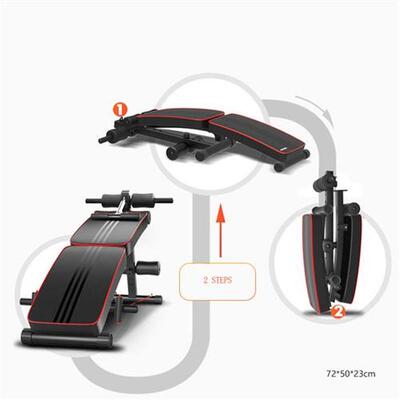 Folding Abdominal Board Machine Sit p Bench Home Gym Fitness