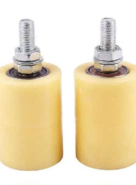 2PCS 50X70Mm PP Steel Flat Roller Bearing Guiding Wheel