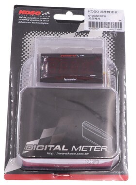 koso tachometer Motorcycle rpm gauge 0~2000 rpm Digtal Displ