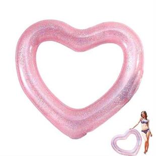 Inflatable Pool Floats Heart Shaped Pool Float Loungers