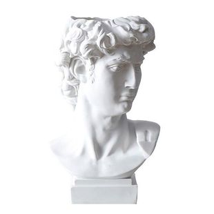 Statue Flower Vase Classic Roman Bust Greek Mythology