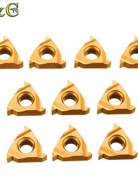 10pcs/set 11IR A60 Carbide Insert Golden Internal Threading