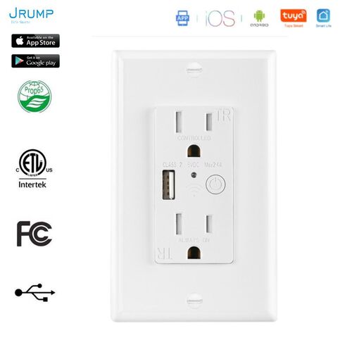 US Standard Samrt Socket Wall Power Dule Socket USB Quick c