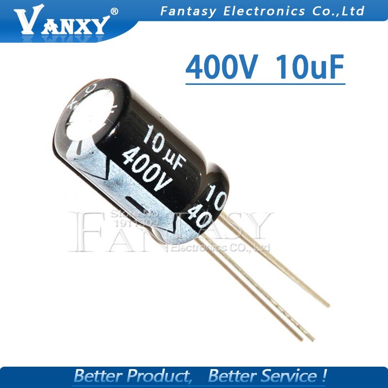 10PCS Higt quality 400V10UF 10*13mm 10UF 400V 10*13 Electrol