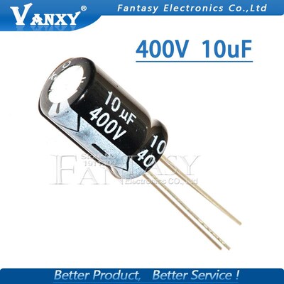 10PCS Higt quality 400V10UF 10*13mm 10UF 400V 10*13 Electrol