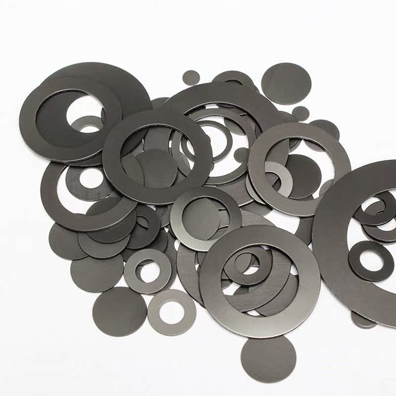 50pcs ID 6mm OD 11mm-15mm graphite black color nylon washers