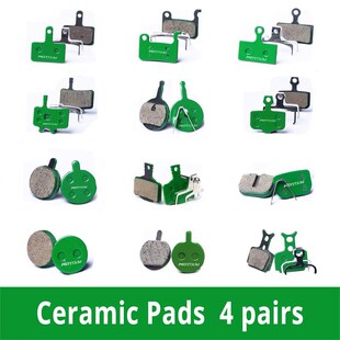 2 Pairs  Ceramic bike Brake Pads MTB bicycle brake pad for S