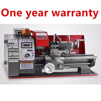 220V/50Hz Mini high-Precision DIY Shop Benchtop Metal Lathe
