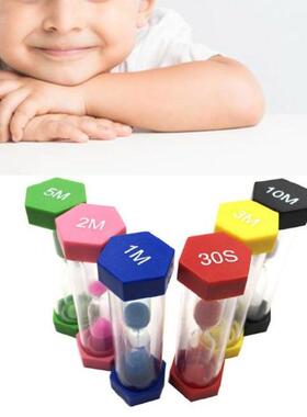 Hourglass Timer Set 6 Colors 1/3/5/10/15/mins 30Seconds Sand