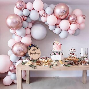 Macaroon balloons Garland Latex Ballons Arch Happy Birthday