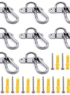 M6 Heavy Duty Stainless Steel Ceiling Hook and Carabiner