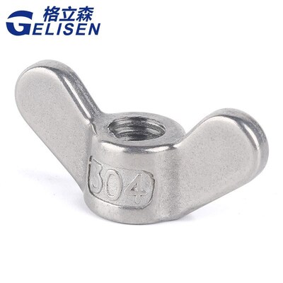 304 stainless steel hand screwed Yuanbao nut big ear butterf