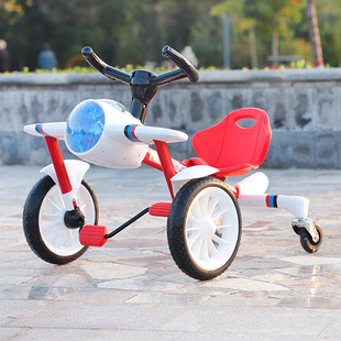 Children's Pedal Drift Toy Car Airplane Head Chi