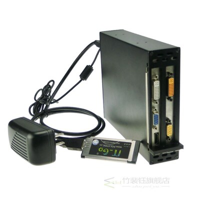 Expresscard 34 To 2 PCI-e 16x slots adapter Laptop Express c