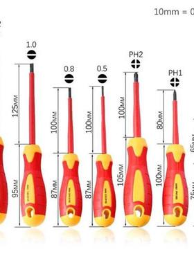 Hand Tools Changeable Insulated Screwdrivers Set Magnetic Sl