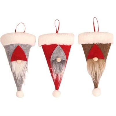 3pcs Christmas Gnome Cutlery Holder for Knife Fork Spoon