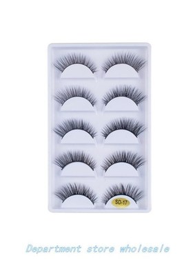 5 Pairs MiNk EyELasHEs 2019 NEw 3D MiNk LasHEs Hick HaNDMaD