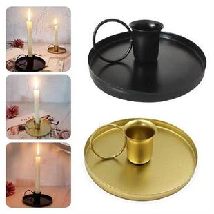 Candle Holder Metal Creative Retro Candlestick Taper Candle