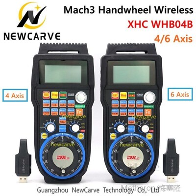 XHC CNC Handwheel Wireless Mach3 MPG Pendant Handwheel  Mill