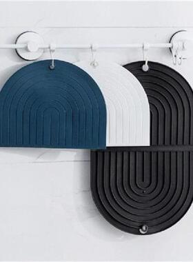 Foldable Silicone Heat Resistant Drainboard Mat Dish Drying