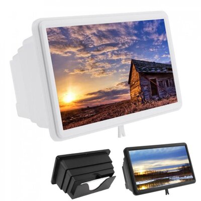 Functional 4X 12 Inch 2 Colors PMMA   ABS Adjustable Telesco