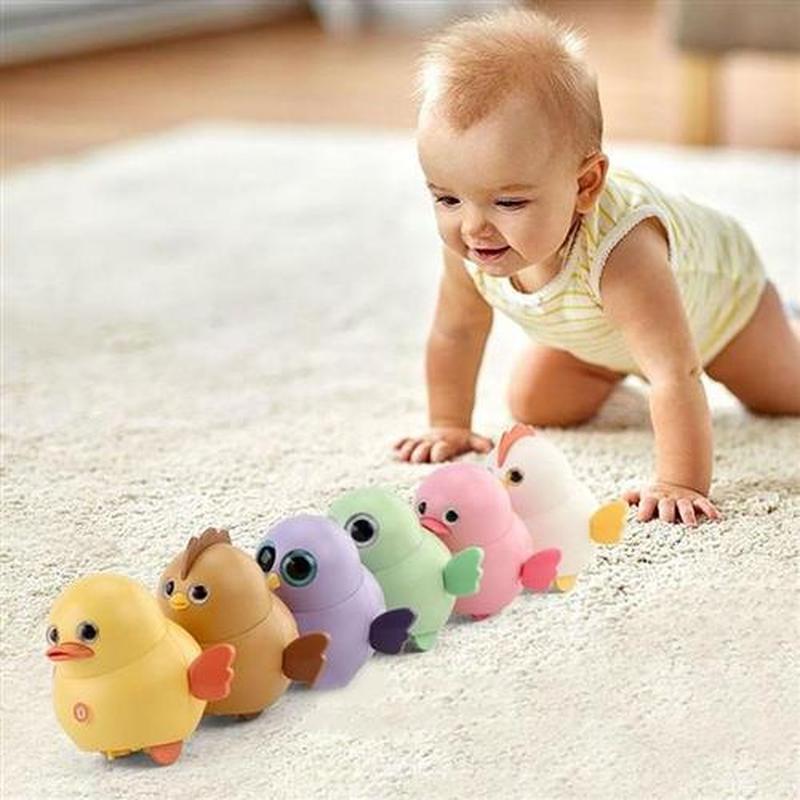 6pcs Set Electric Swing Magnetic Chick Duckling Owl Baby Cli
