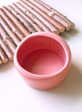Ceramic Chew-Resistant Hamster Food Bowl Water Dish for Hedg