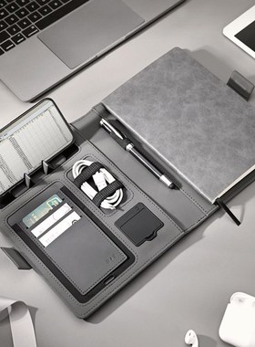 Business travel A5 manager bag portable padfolio notebook w