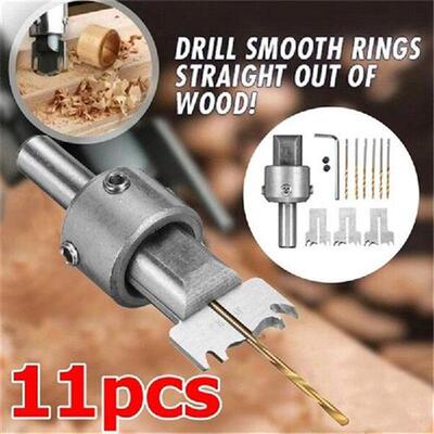 11PCS Beads Drill Bit Carbide Ball Blade Woodworking