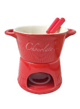 Chocolade Fondue Set Keramische Hightea Serveren Fondue Pot
