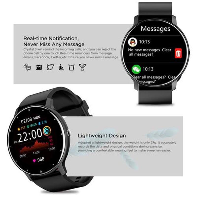 LIGE 2023 New Men Smart Watch Real-time Activity Tracker Hea