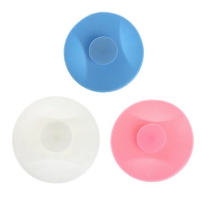PVC Sink Stopper Drain Plug Kitchen Chrome Ring Basin Laundr