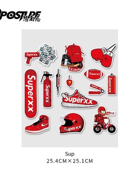 Popular logo sticker car modified motorcycle waterproof body