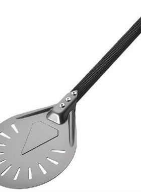 Turning Pizza Peel with 8 inch Aluminum Round Pizza Paddle,