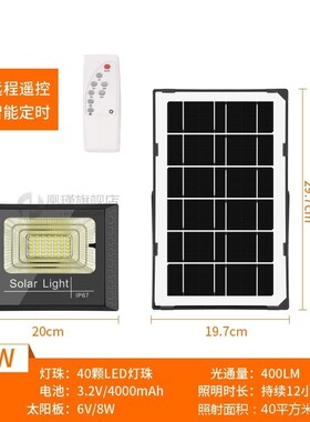 IP67 LED Solar Light Night Super Bright Spotlight Wireless O