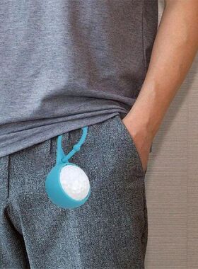 2pcs Golf Ball Silicone Cover Golfing Storage Keyring