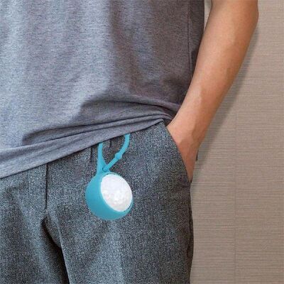 2pcs Golf Ball Silicone Cover Golfing Storage Keyring