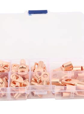 60Pcs Ring Type Cable Crimp Terminal Connector Brass   381Pc