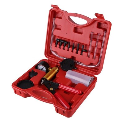 Car Hand Held Vacuum Pump Kit DIY Brake Fluid Bleeder Vacuum