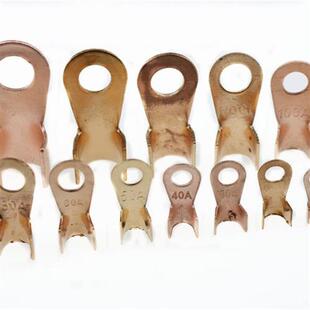 10 Pieces 300A Copper Battery Cable Connector Terminal Lug O