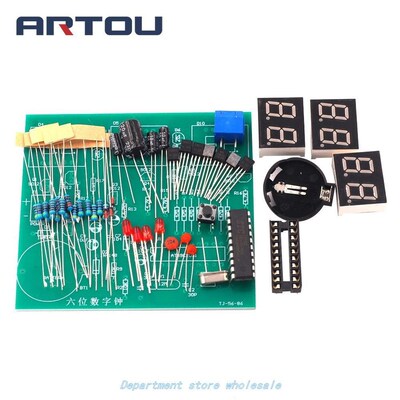 SC Six DigitaL CLoCK Kit SingLE Chip MiCroCoMputEr 6 Bit LE