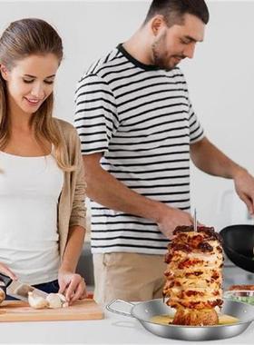 Stainless Steel Roasting Meat Spit Skewer for Outdoor