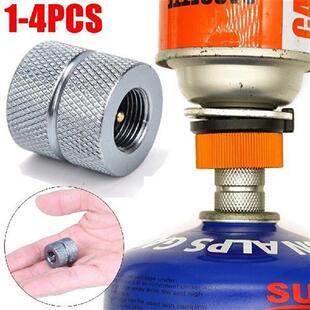 1-4pcs Camping Connector Butane Stove Gas Refill Adapter