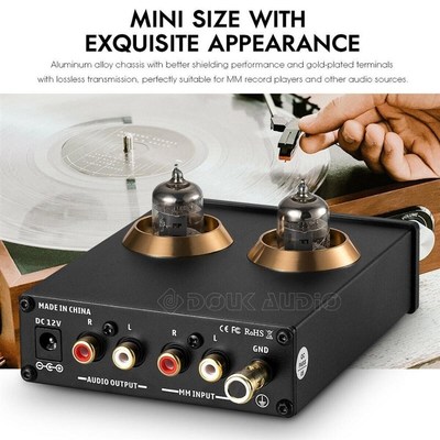 Mini HiFi MM Phono Stage Turntable Preamp Stereo Audio Vacuu