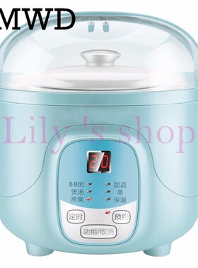 Electric Slow Cooker Water Stewing Soup Porridge BirdsNest C