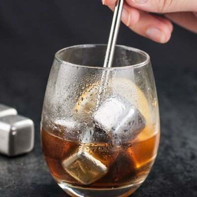 Whisky Wine Stainless Ice Cooler Reusable Whiskey Stones Chi