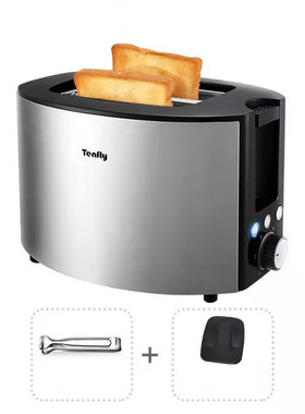 Toaster 2 Slice Stainless Steel 6 Bread Shade Settings Slot