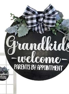 Interchangeable Welcome Home Sign Welcome Home Gift Round